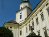 Kroměříž, raně barokní arcibiskupský zámek s 86 m vysokou věží